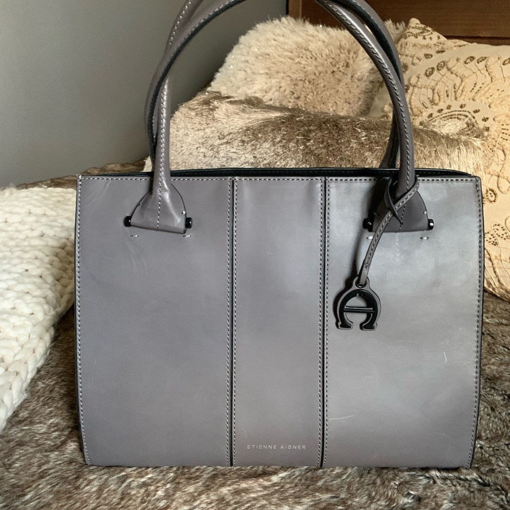 Etienne Aigner Gray Handbag